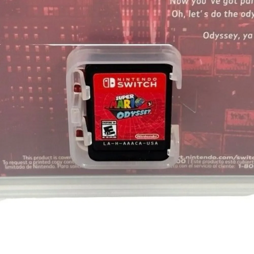 Super Mario Odyssey Starter Pack Nintendo Switch Complete Case & Cartridge WORKS